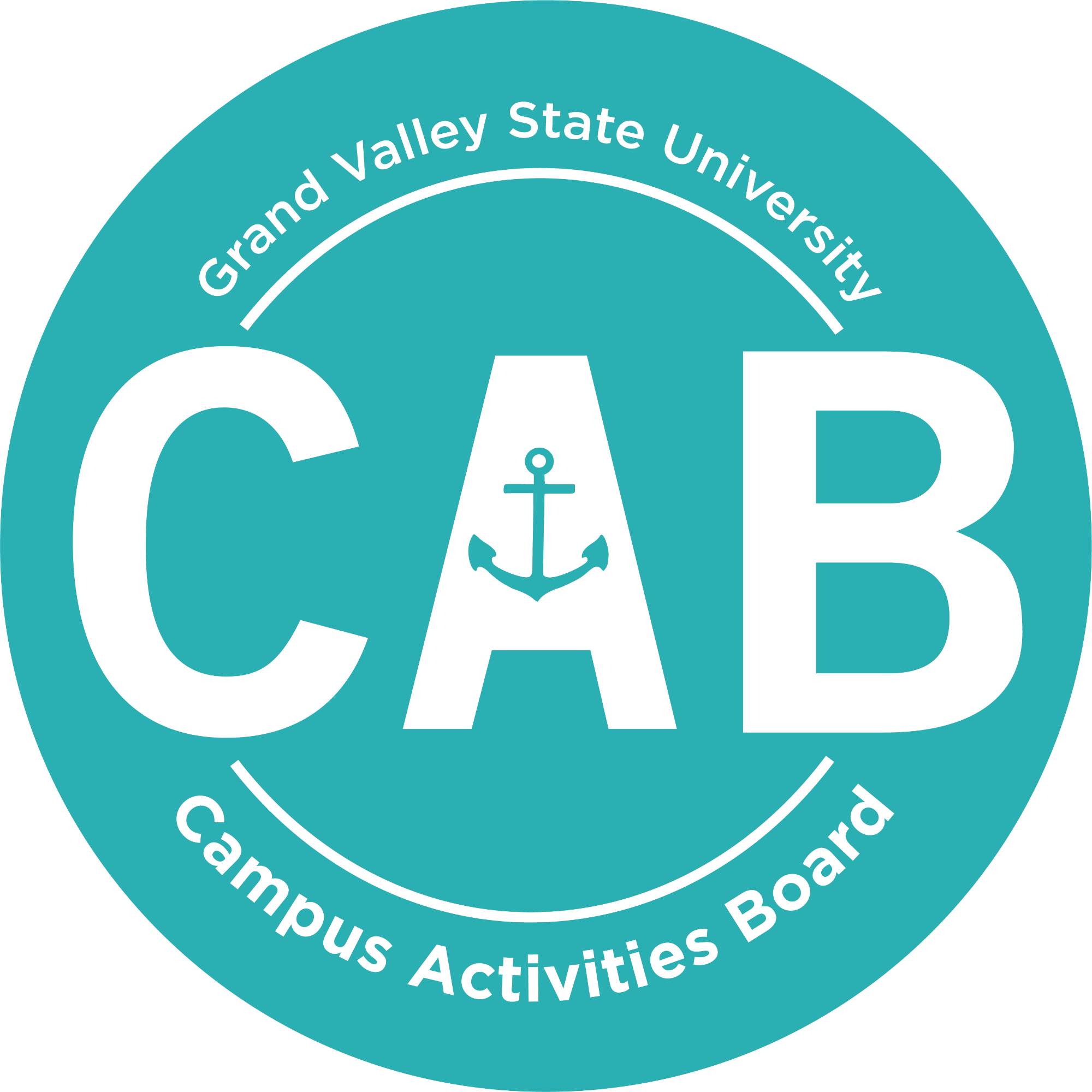 Image of the GVSU Campus Activities Board CAB logo